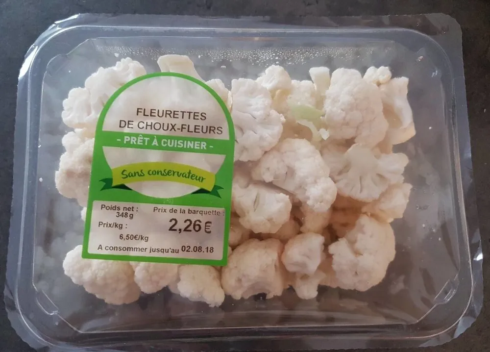 Fleurettes de chou-fleur