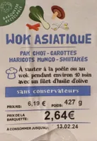 Wok asiatique