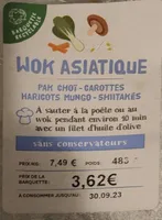 Wok asiatique