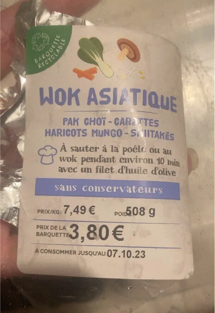 Wok asiatique