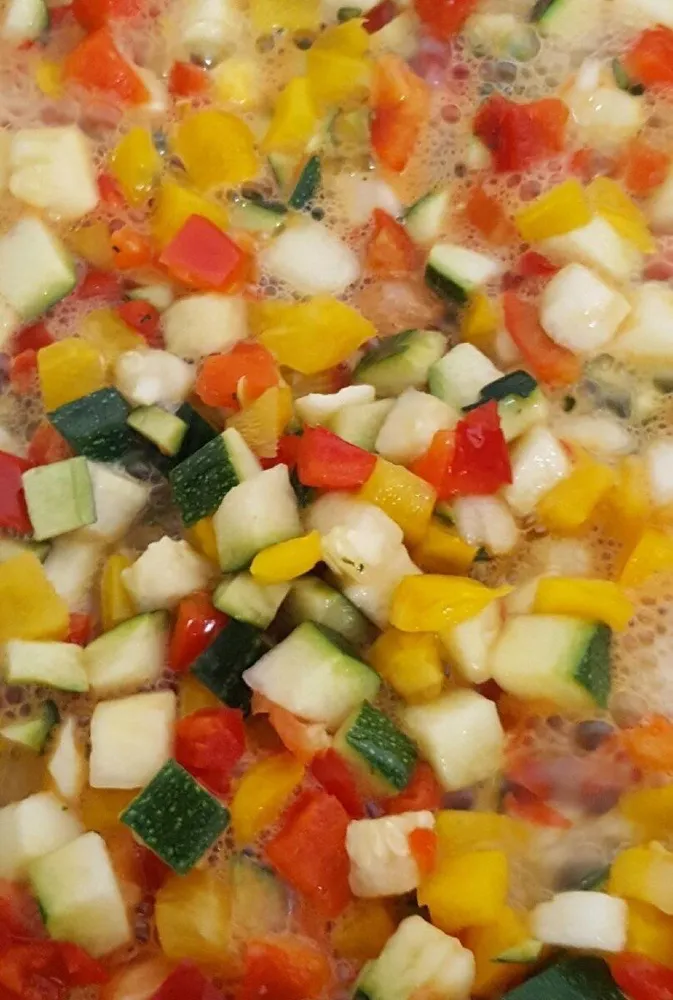 Mélange de légumes pret à cuisiner