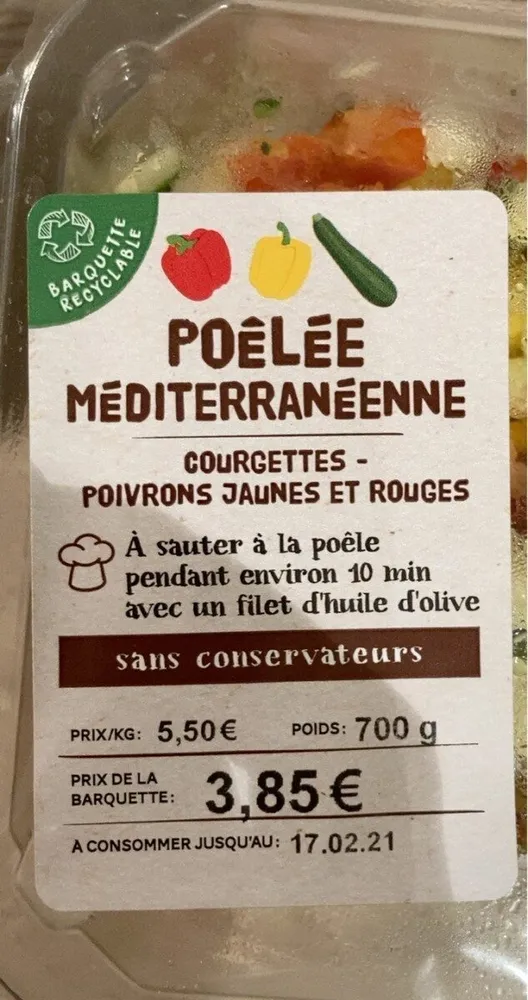 Poêlée méditerranéenne