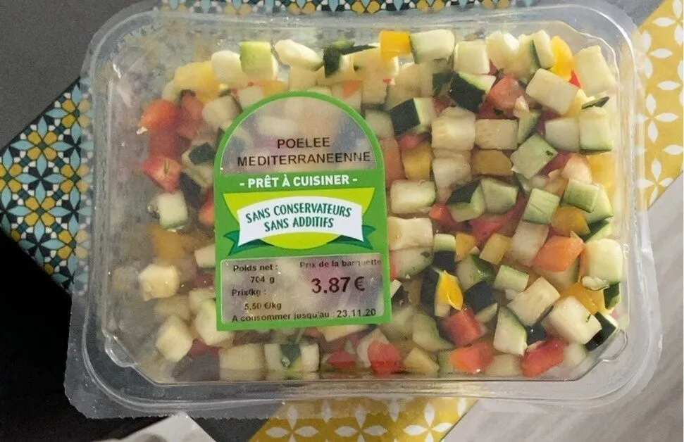 Poele de legumes mediterraneenne