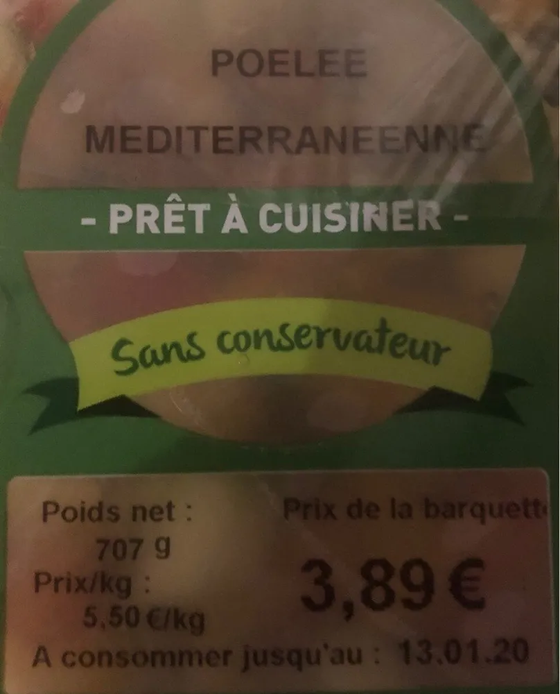 Poelee mediteraneenne