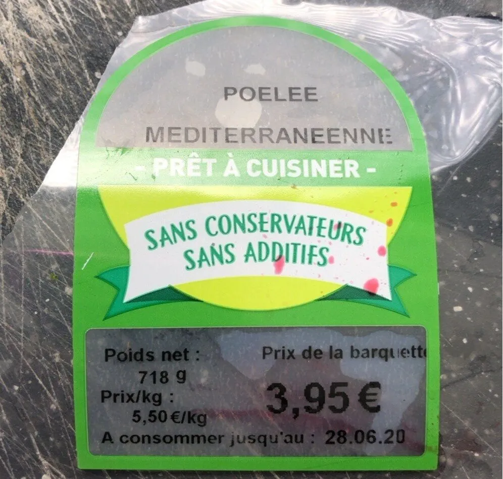 Poelee mediterraneenne