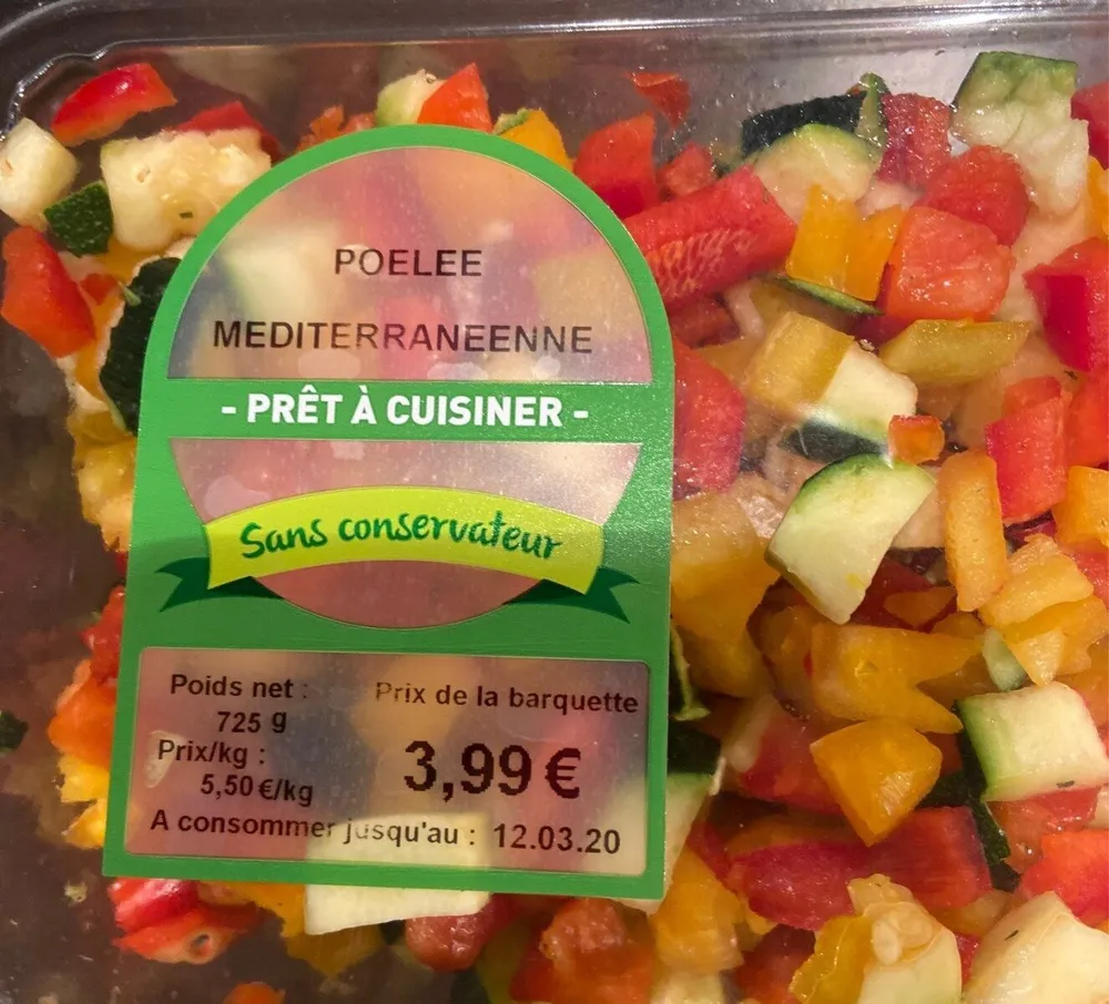 Poelee mediterraneenne