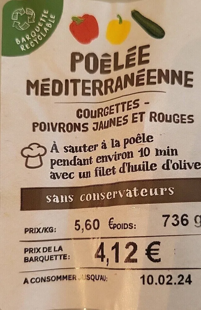 Poêlée méditerranée