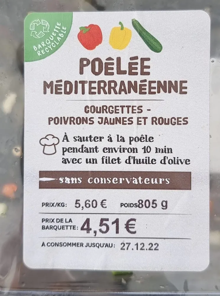 Mélanges de légumes