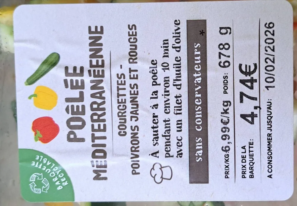 Poêlée méditerranéenne