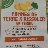 POMMES DE TERRE A RISSOLER