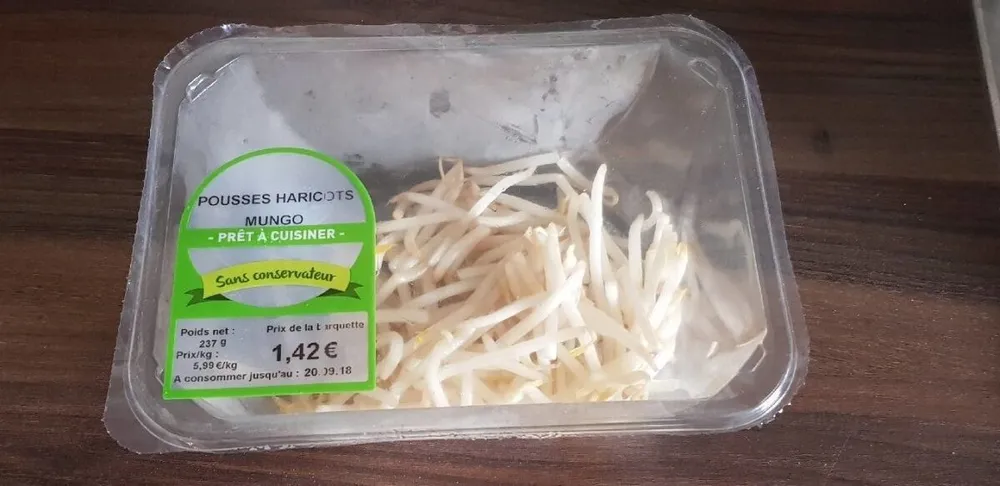 Pousse haricot mungo