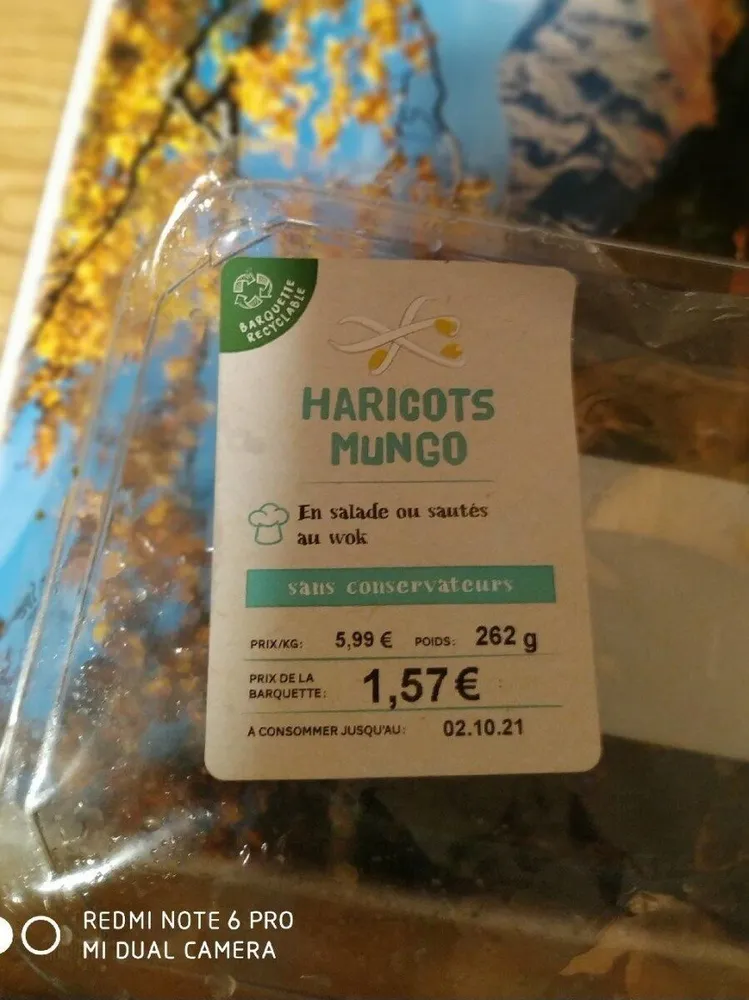 Haricots mango