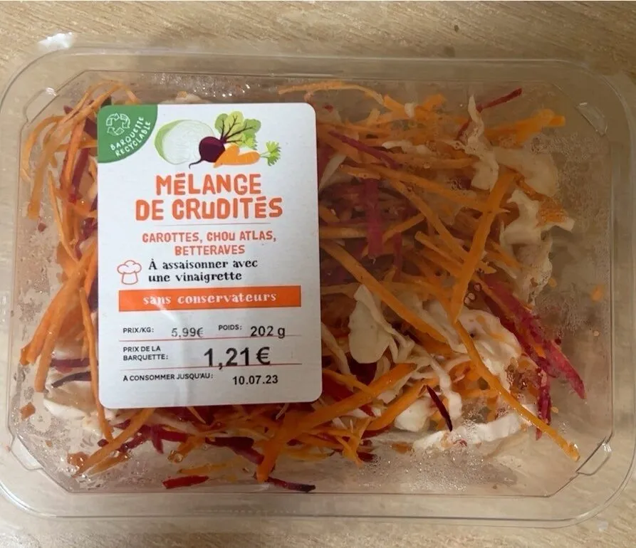 Mélange crudités