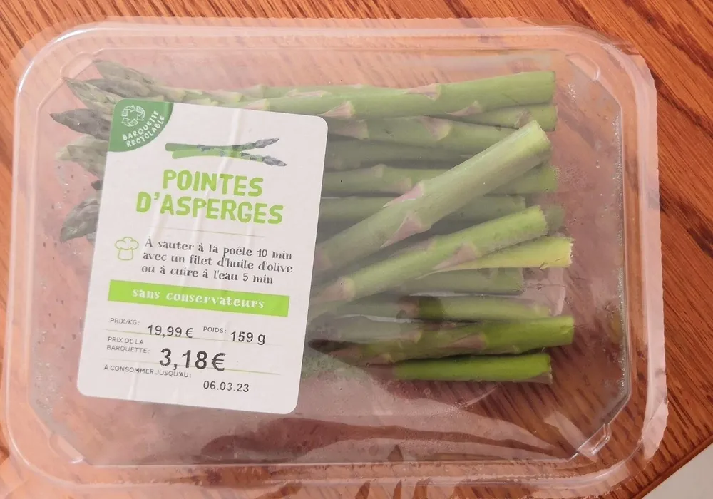 Pointes d'asperges