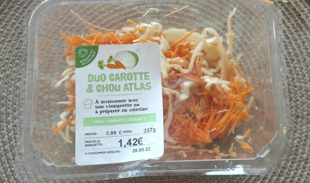 Duo de carottes et chou atlas