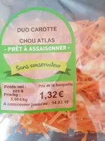 Mélange choux/carotte