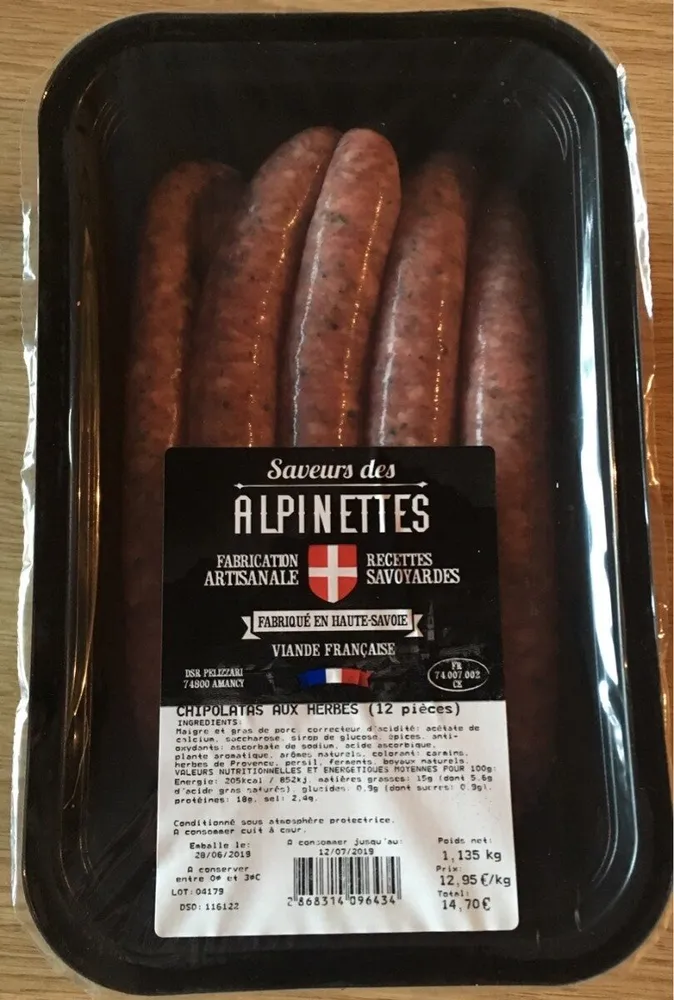 Chipolatas aux herbes
