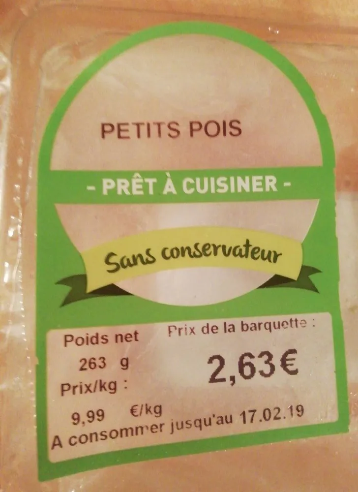 Petits pois