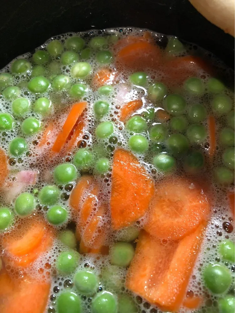Duo petit pois carotte