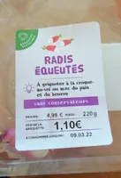 Radis équeutés