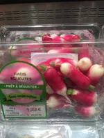 Radis équeutés