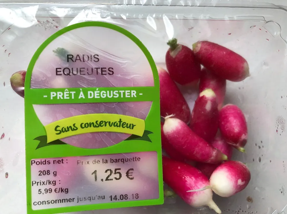 Radis equeutés