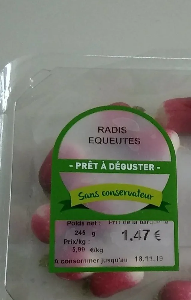 Radis equeutes