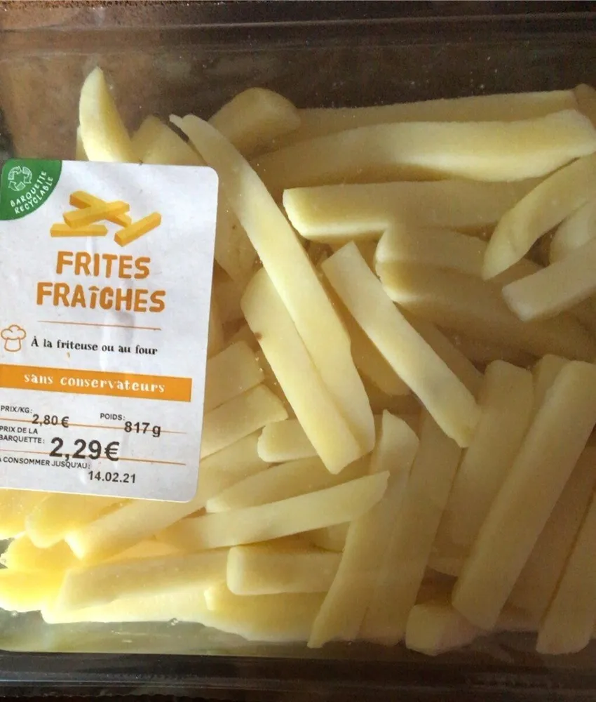 Frites fraiches