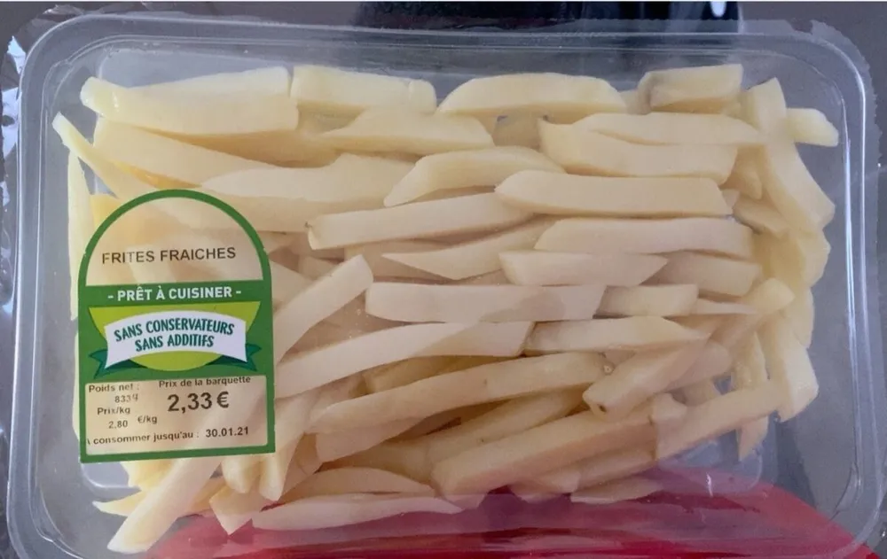Frites fraiches