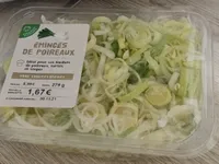 Émincés de poireaux