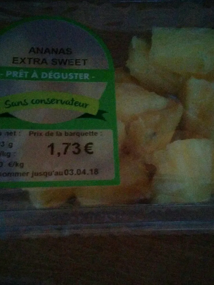 Ananas en Morceaux