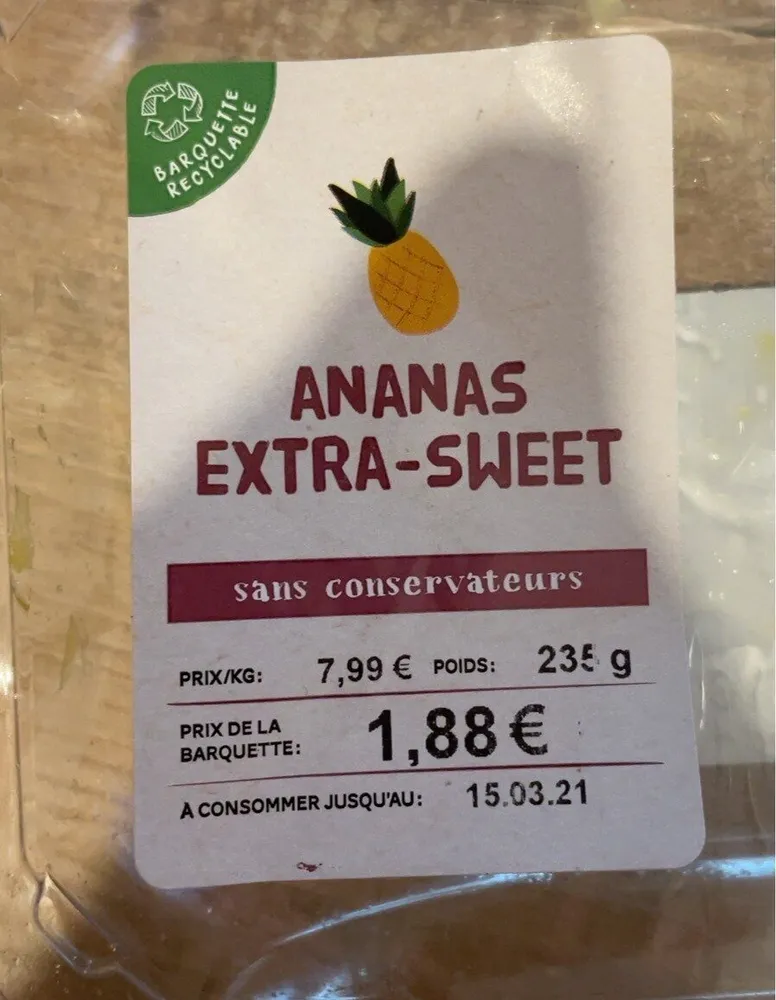 Ananas extra sweet