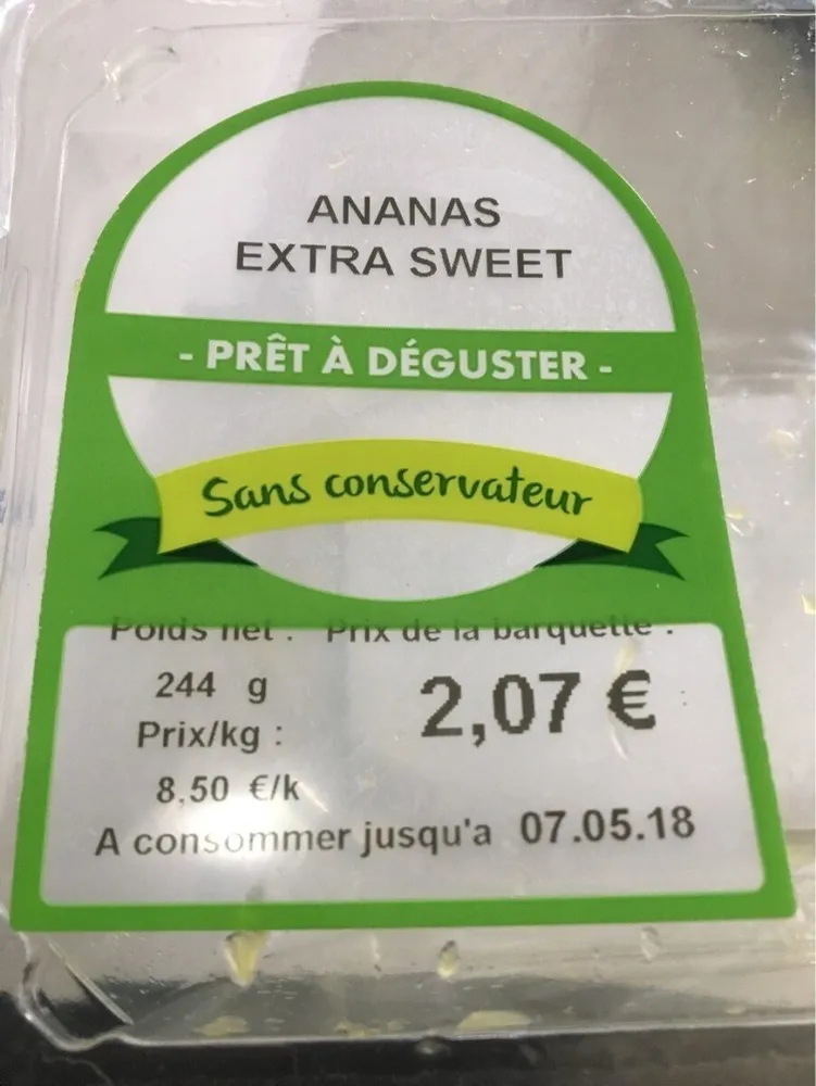 Ananas extra sweet