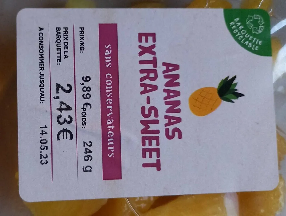 Ananas extra sweet