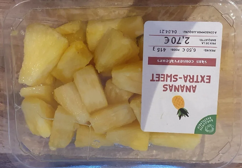 Ananas morceaux