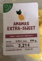 Barquette ananas