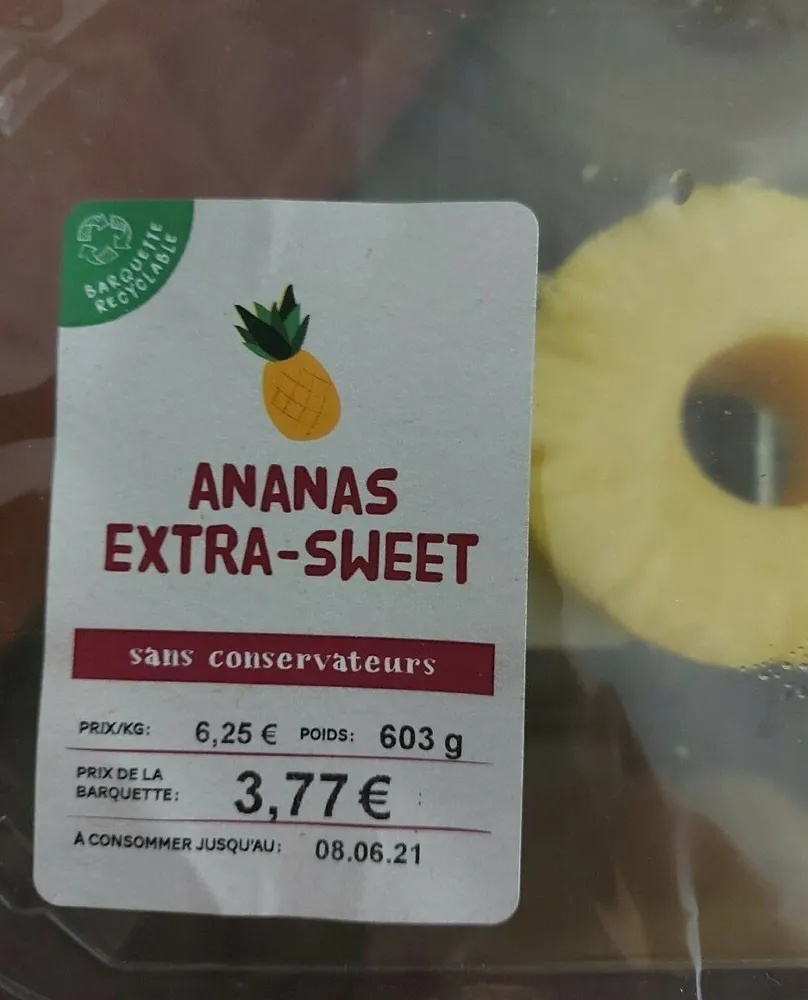Ananas extra-sweet.