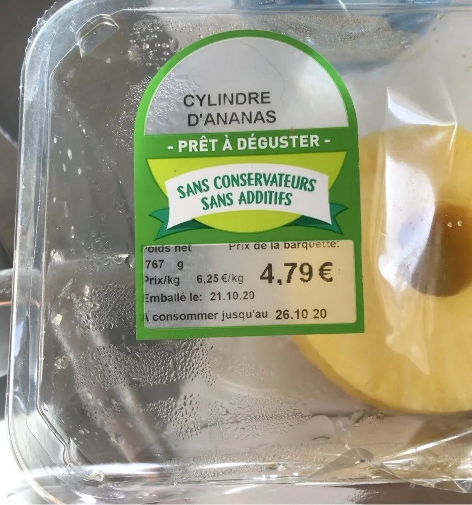 CYLINDRE D’ANANAS