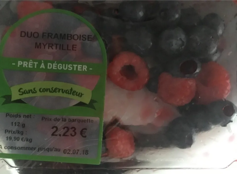 Duo Framboise Myrtille