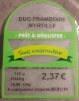 Duo Framboise Myrtille