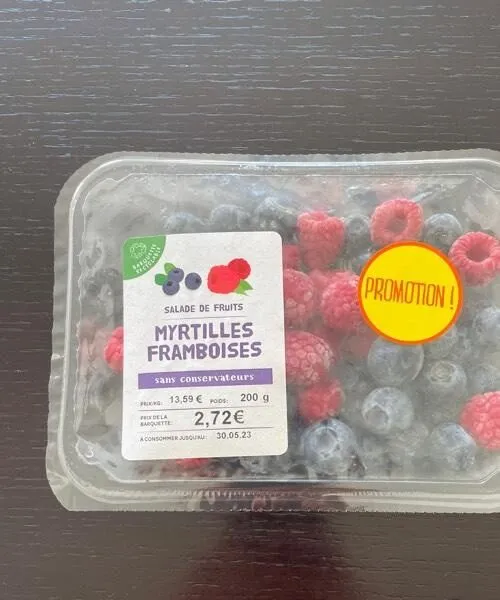 Myrtilles Framboises