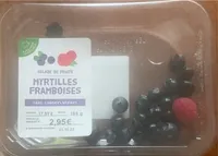 Salade de fruits myrtilles framboises