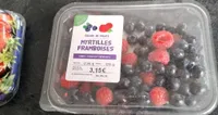 Myrtilles framboises