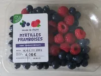 Salade de fruits myrtilles Françoise