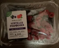 Salade de fruit myrtilles et framboises