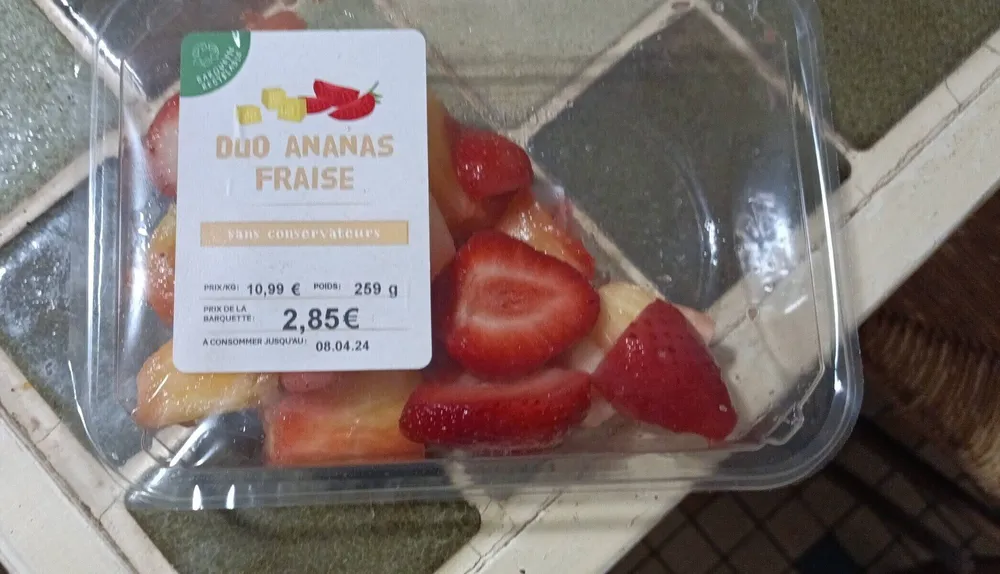 DUO ANANAS FRAISE