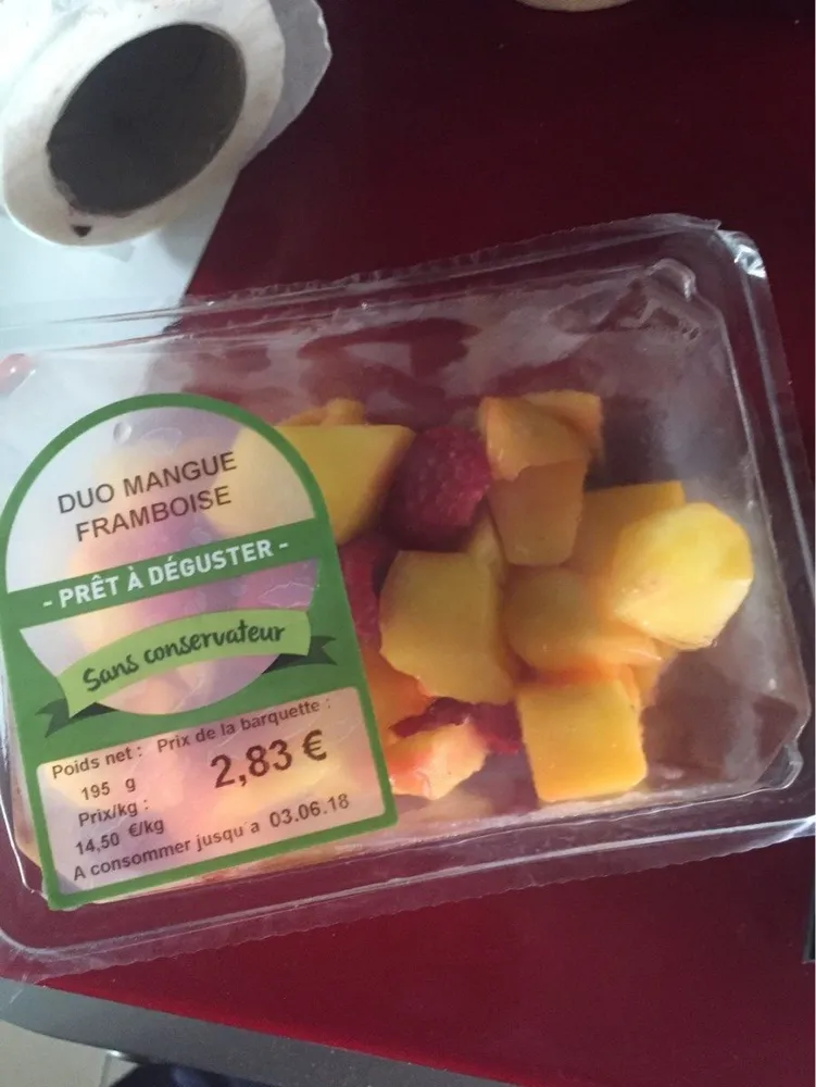 Duo mangue framboise