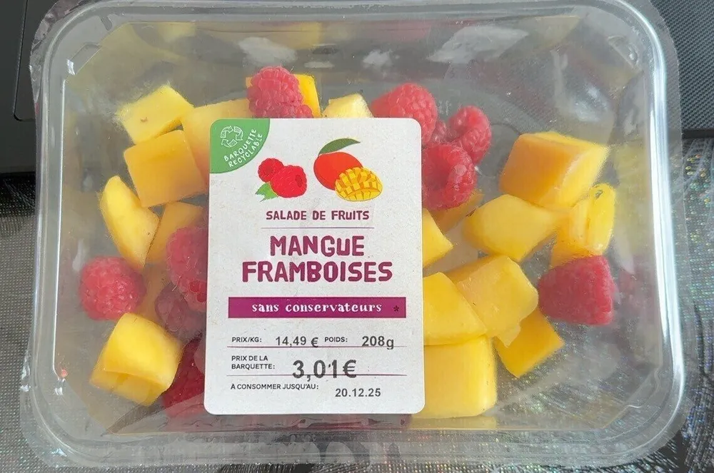 Salade de fruits Mange Framboise