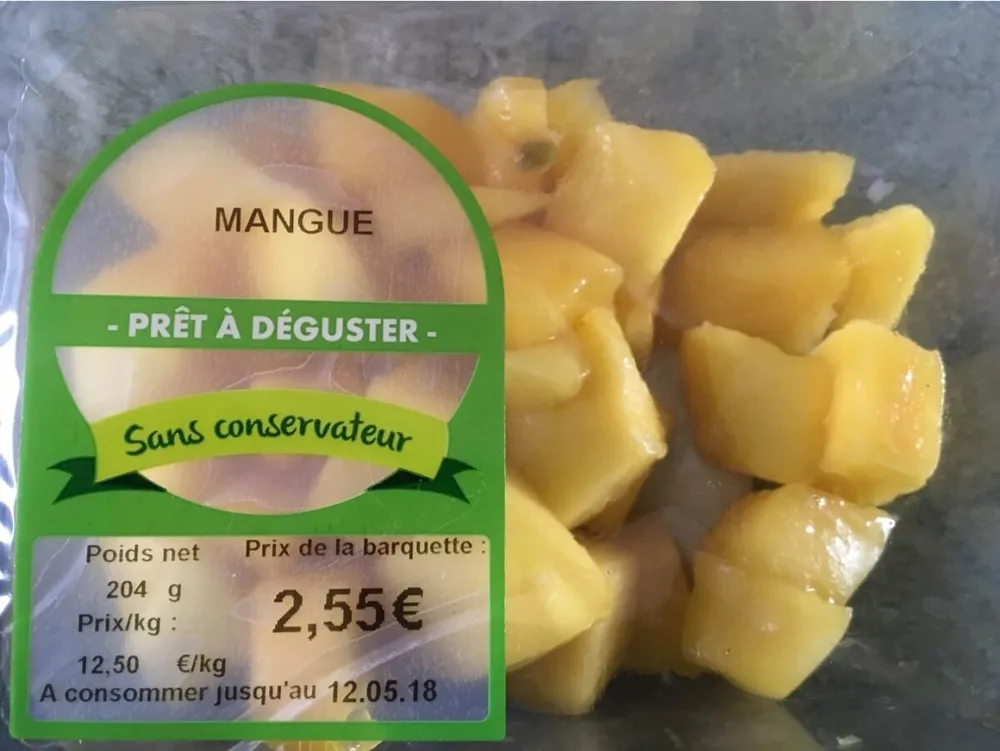 Mangue pret a deguster