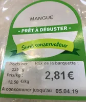 Mangue prêt à déguster